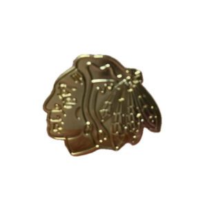 Chicago Blackhawks team logo shinny pin
