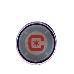 Chicago C logo round acrylic  pin