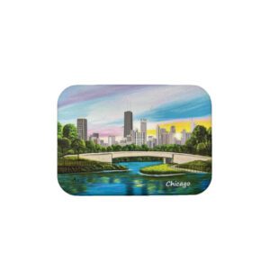 Chicago sunrise silicone wrap magnet