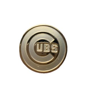 Cubs Logo shinny round pin